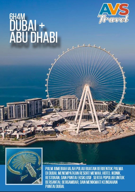 6D4N Dubai + Abu Dhabi 